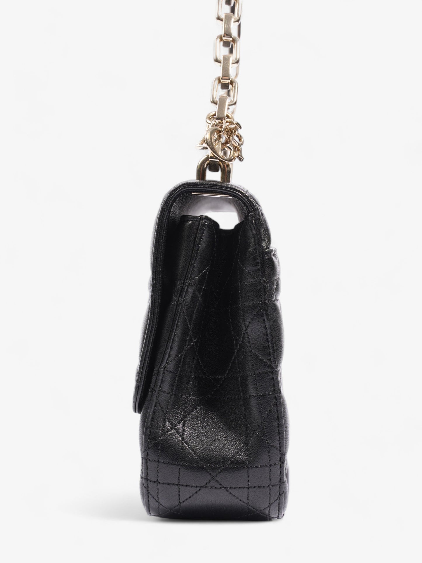 Christian Dior Miss Dior Flap Bag Black Lambskin Leather