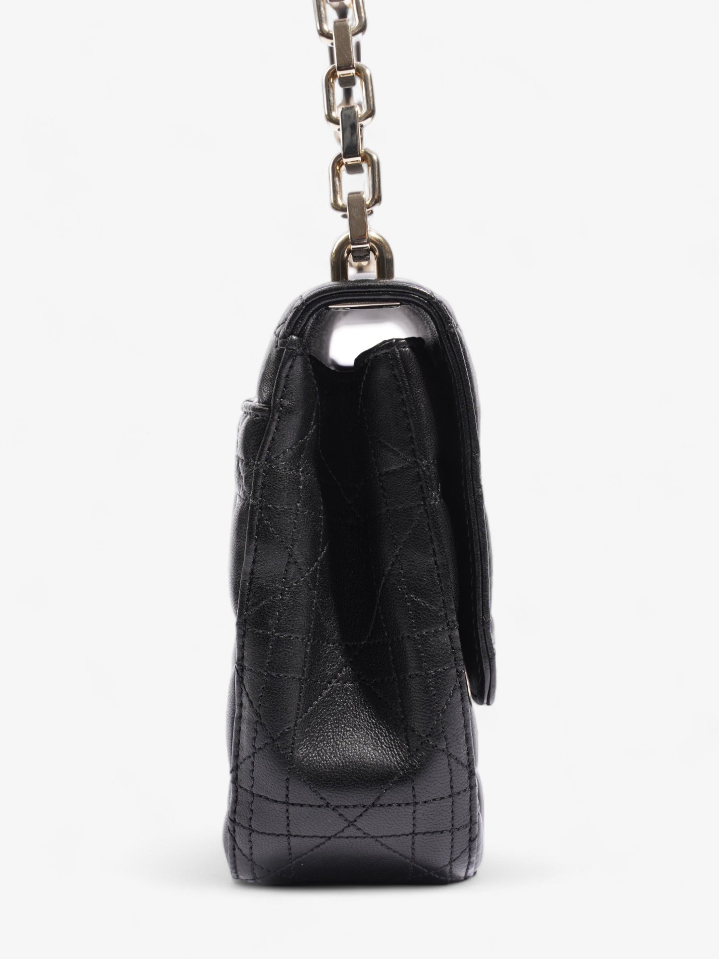 Christian Dior Miss Dior Flap Bag Black Lambskin Leather