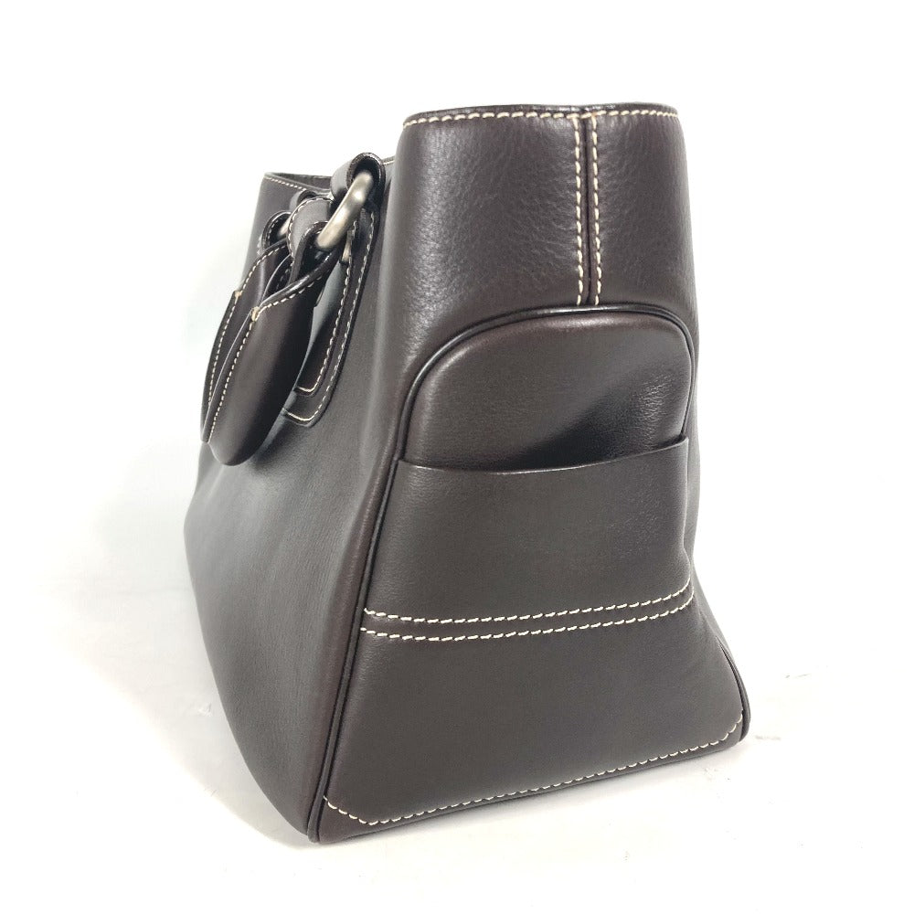 CELINE Handbag leather Dark brown Boogie bag Women