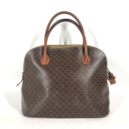 CELINE Handbag PVC / Leather Brown Macadam Women