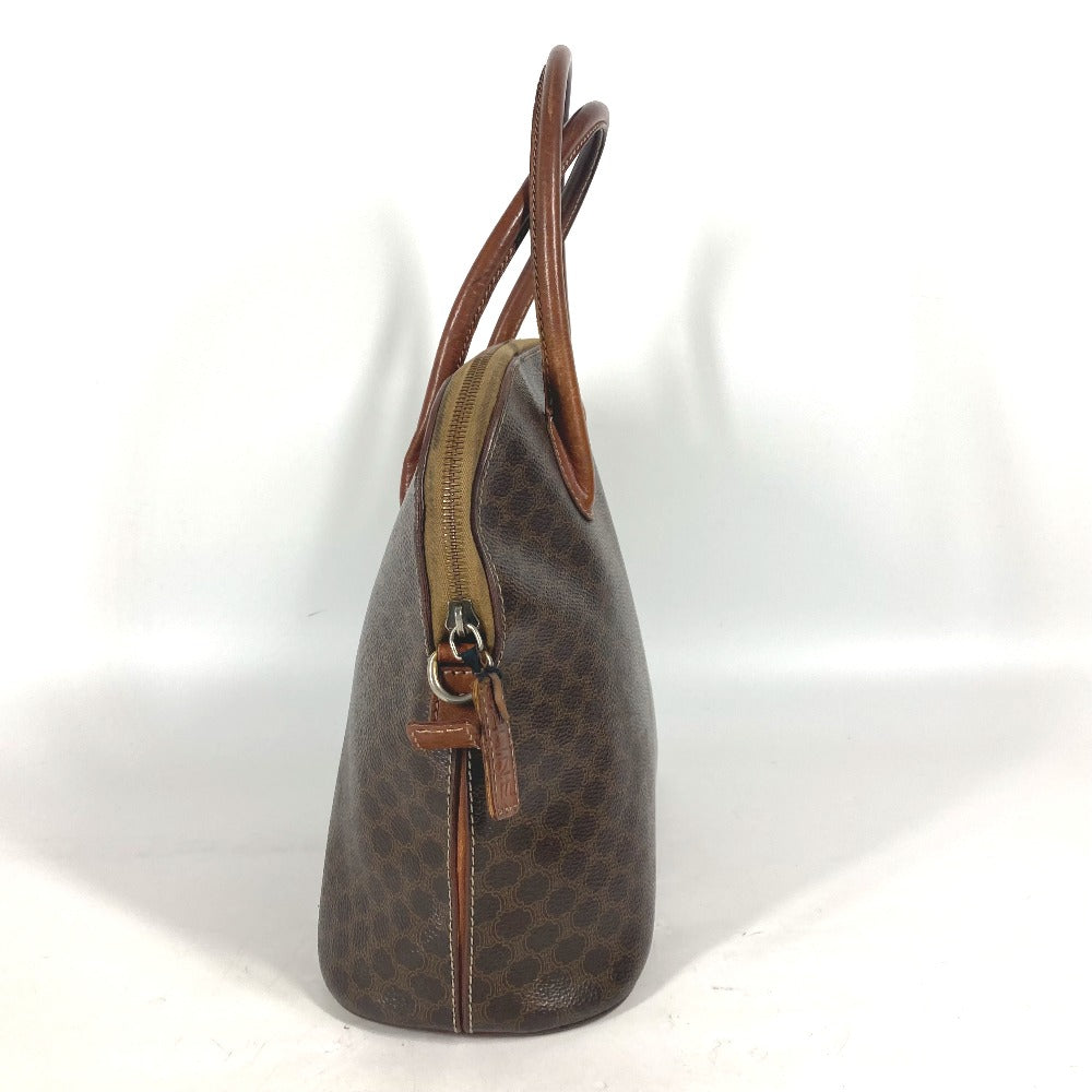 CELINE Handbag PVC / Leather Brown Macadam Women