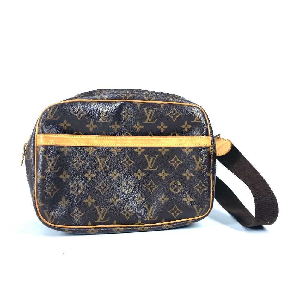 LOUIS VUITTON Shoulder Bag Monogram canvas Brown Monogram Reporter PM