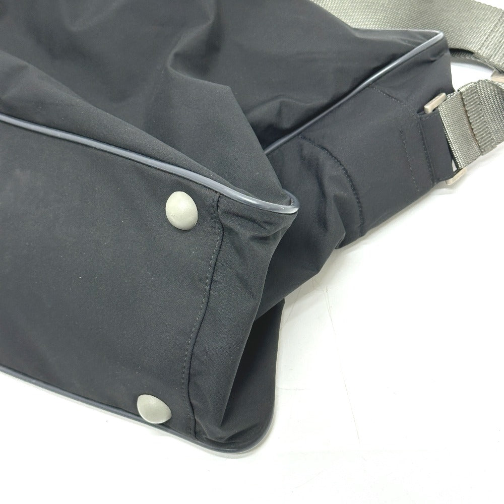 PRADA Boston Duffel bag Nylon black Sports logo