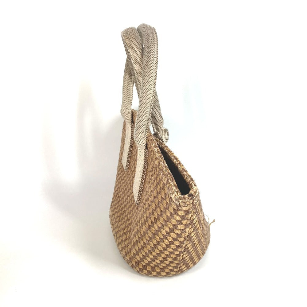 HERMES Handbag linen beige Panier Bus PM Panier Bus PM