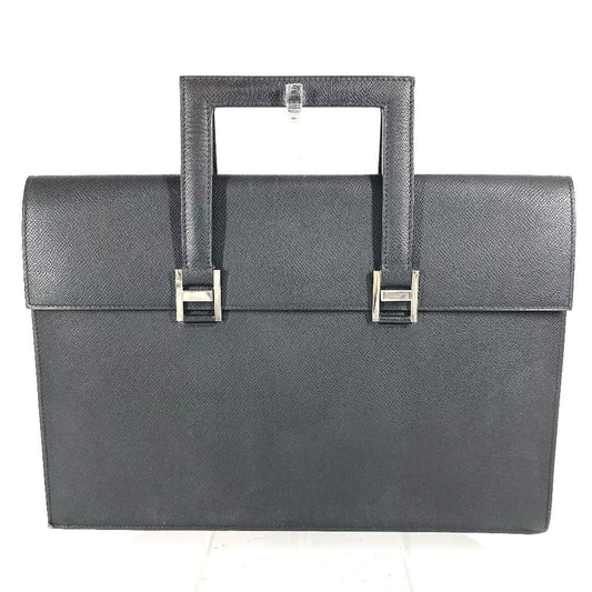 HERMES Business bag Epsom black Briefcase 365 PM