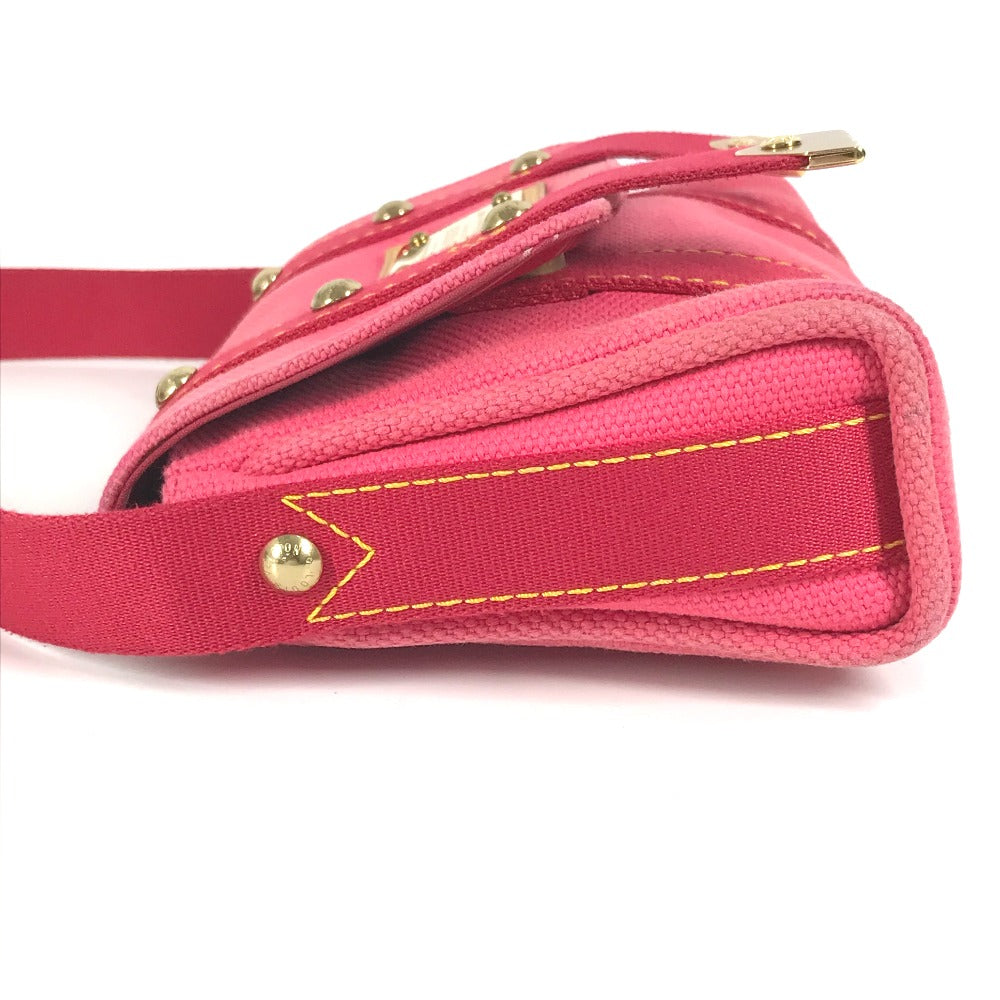 LOUIS VUITTON Shoulder Bag canvas pink Antigua Sac mule