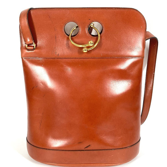 HERMES Shoulder Bag leather Brown Alix