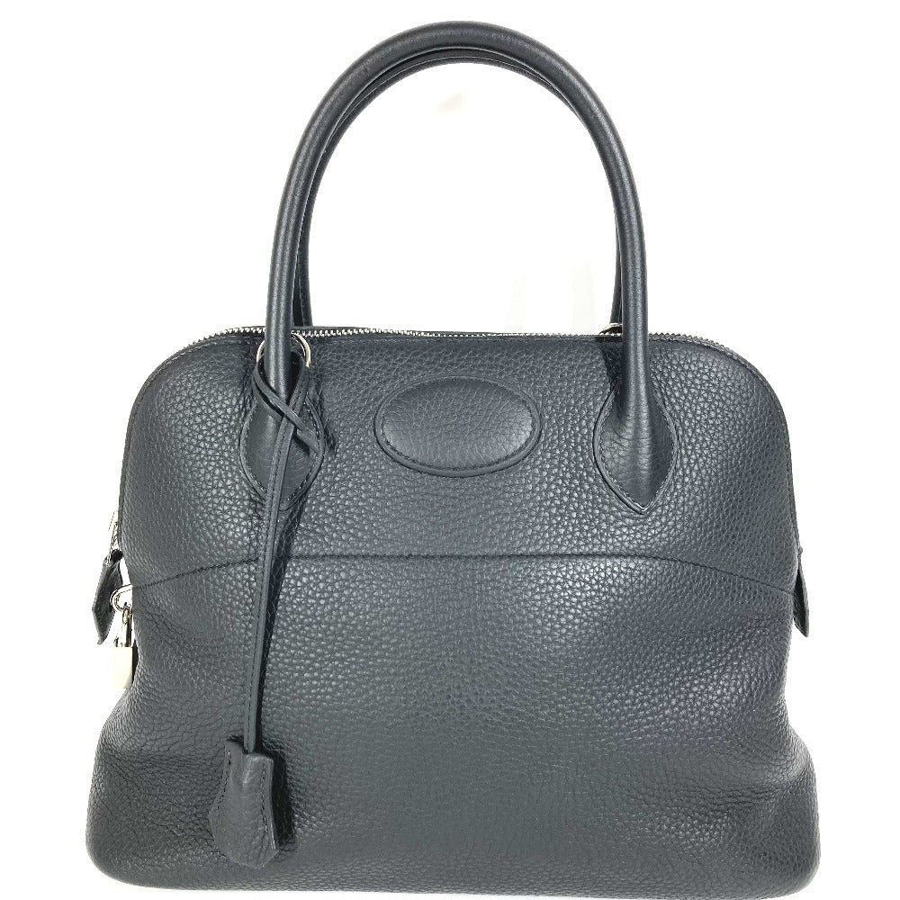 HERMES Handbag Taurillon Clemence Leather black Bolide 31 Bolide 31