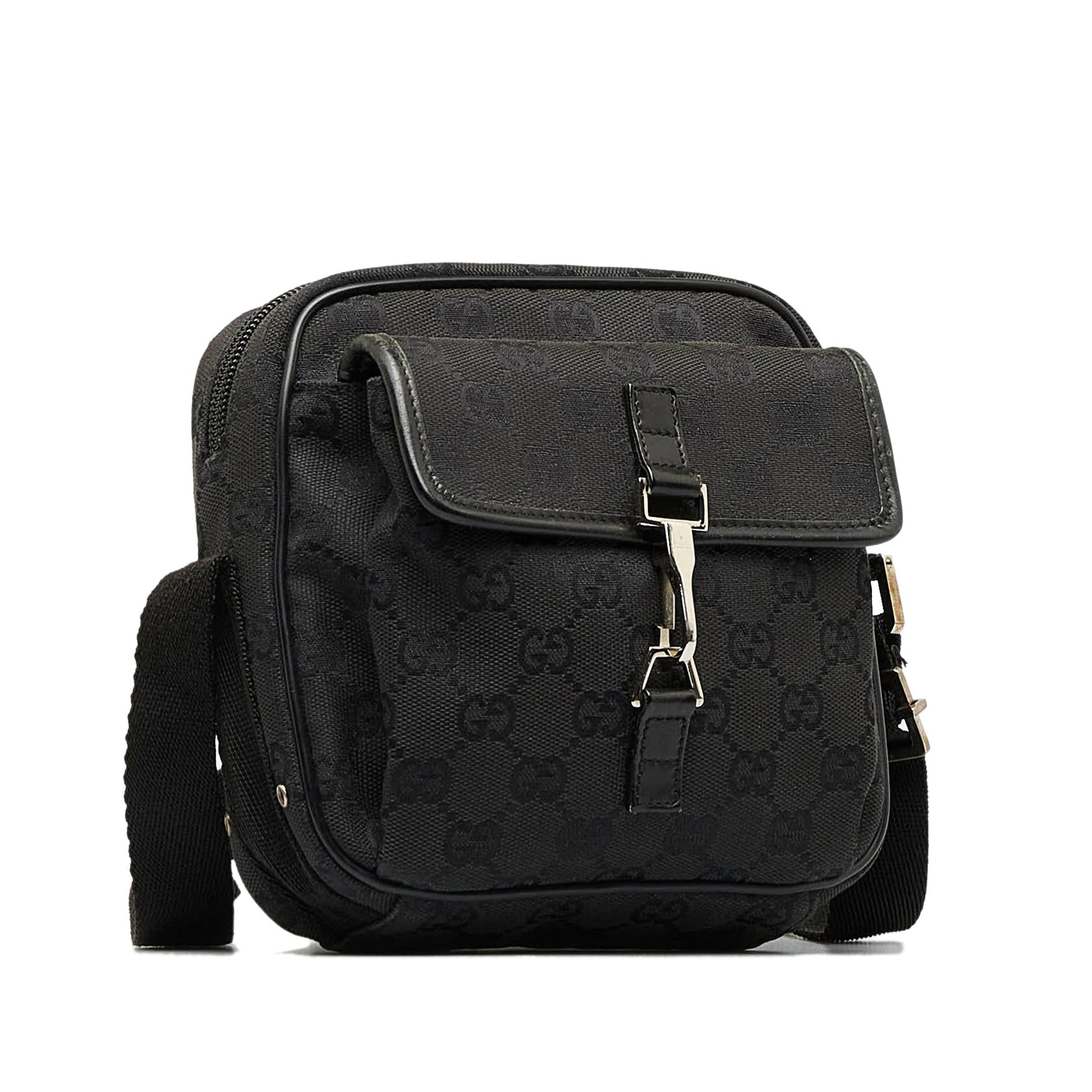 Gucci Leather Canvas Crossbody