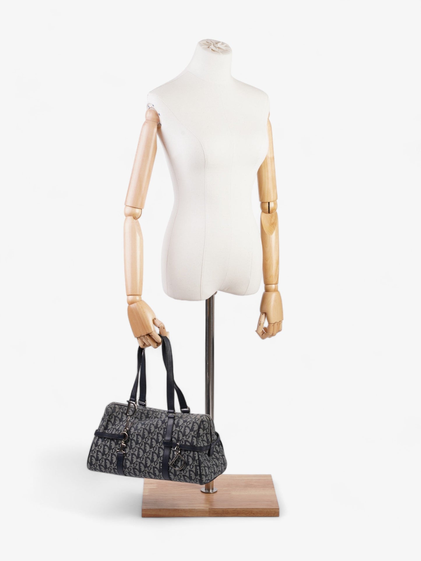 Christian Dior Small Duffle Dior Blue Oblique Canvas