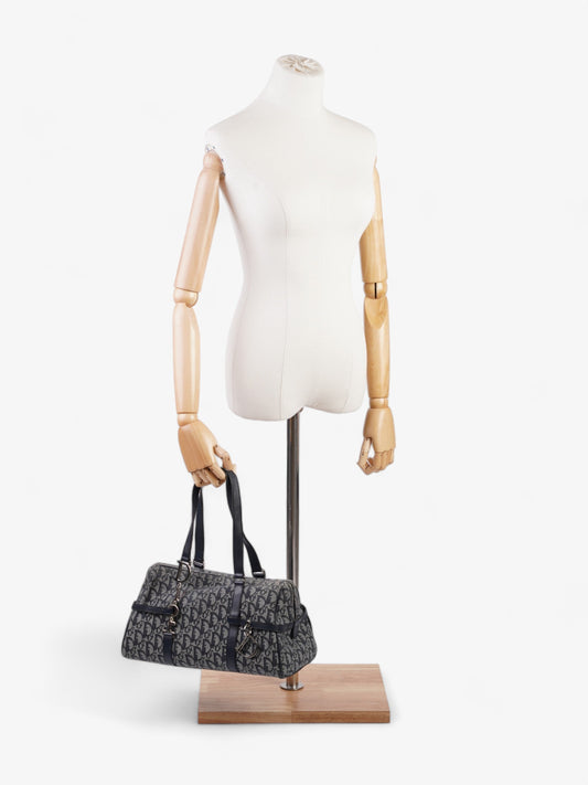 Christian Dior Small Duffle Dior Blue Oblique Canvas
