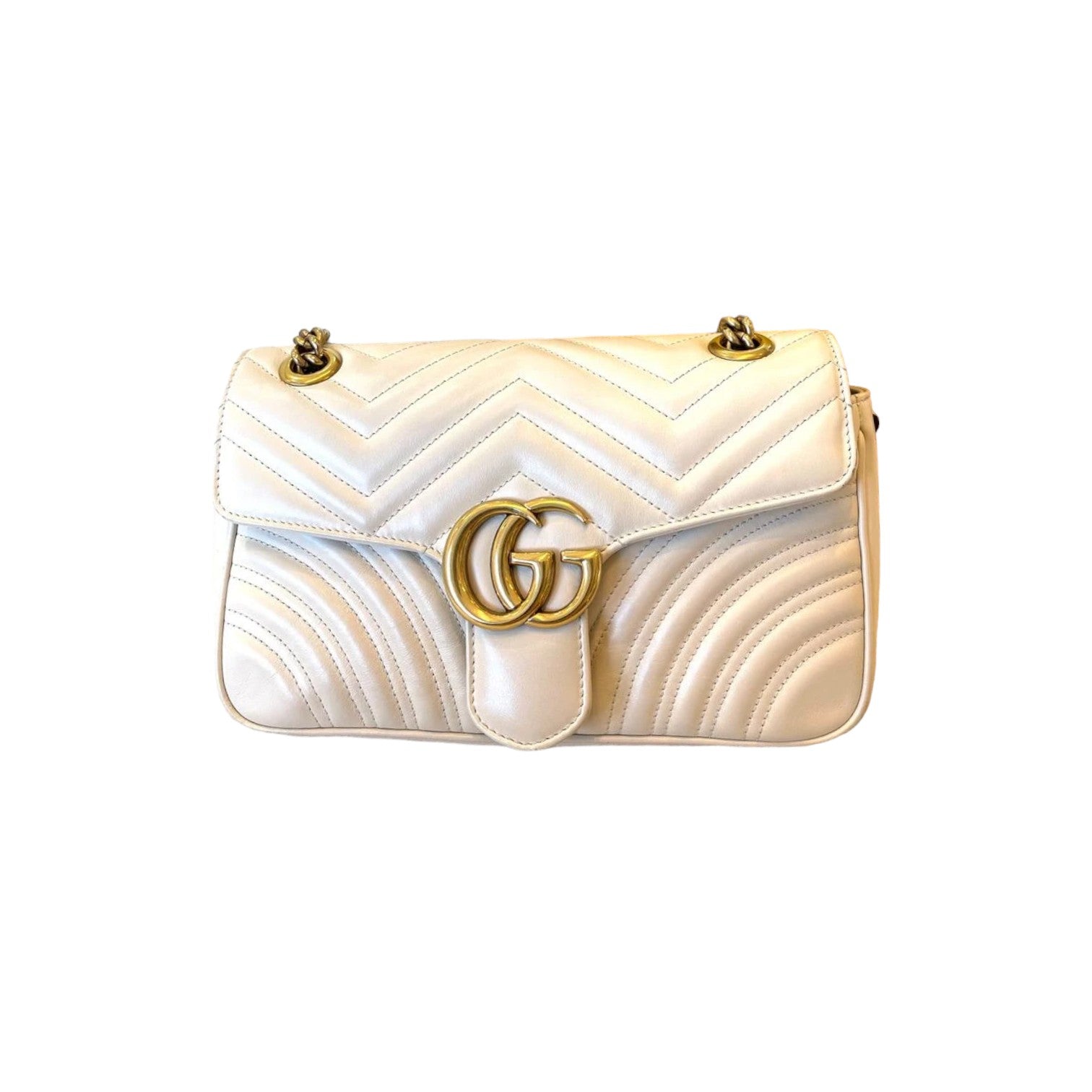 Gucci Chain Leather Shoulder Bag