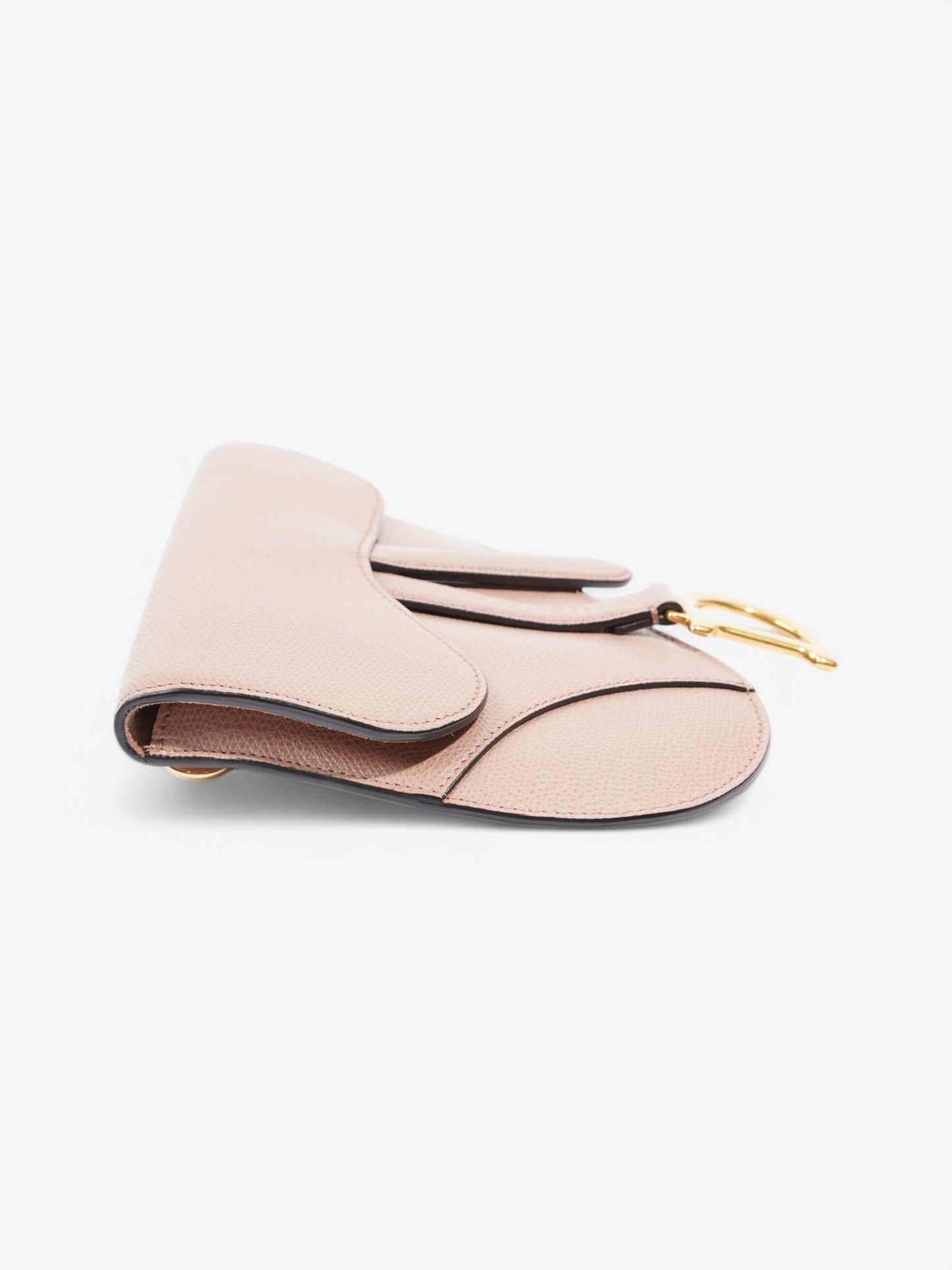 Christian Dior Saddle Belt Bag Rose Beige  Calfskin Leather