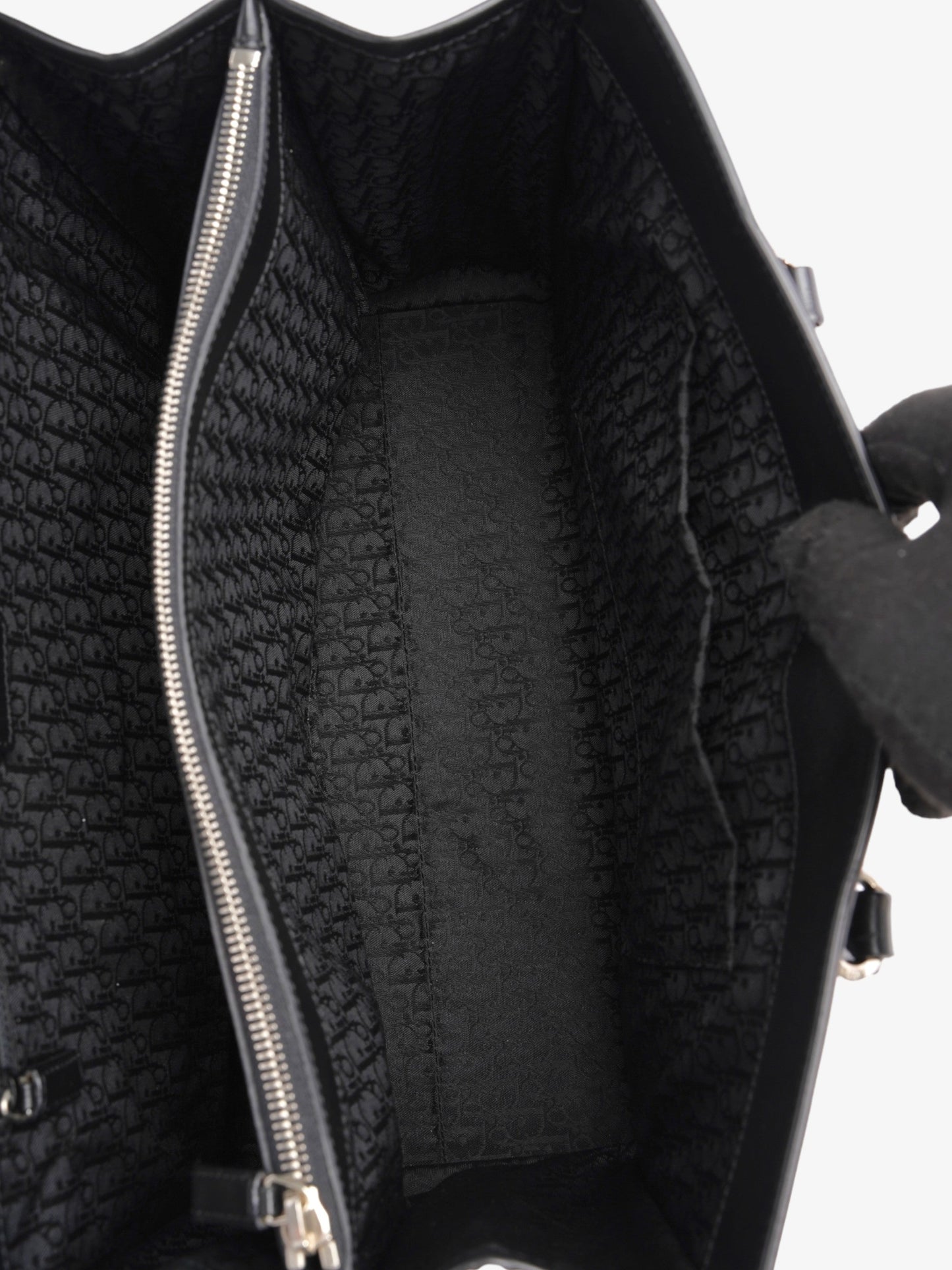 Christian Dior Book Tote Black Denim