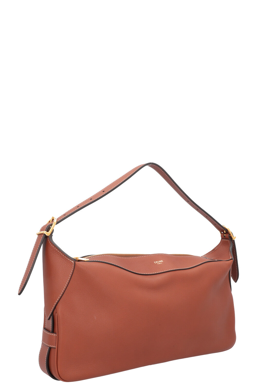 CELINE Medium Romy Bag Leather Brown