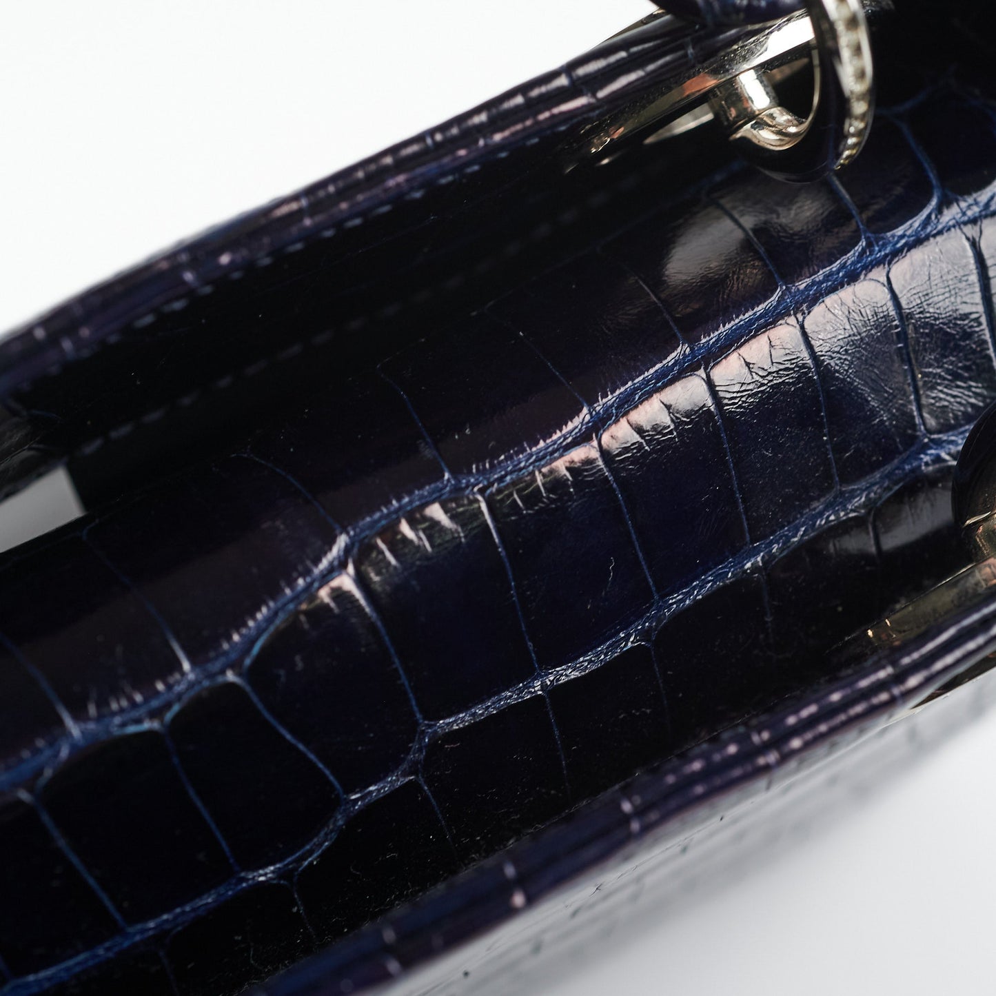 Dior Lady Dior Mini Navy Blue