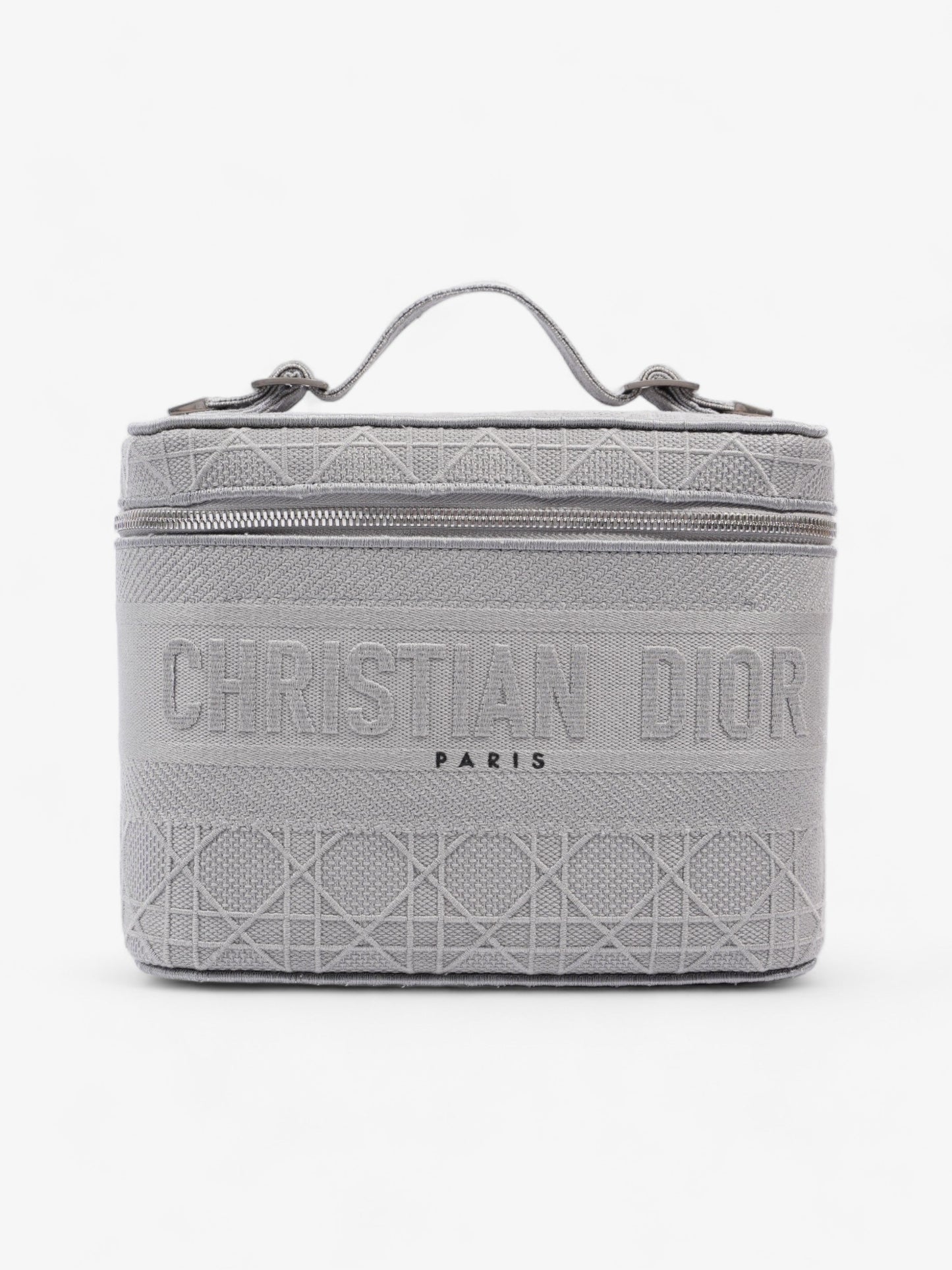 Christian Dior DiorTravel Vanity Case Grey Oblique Canvas