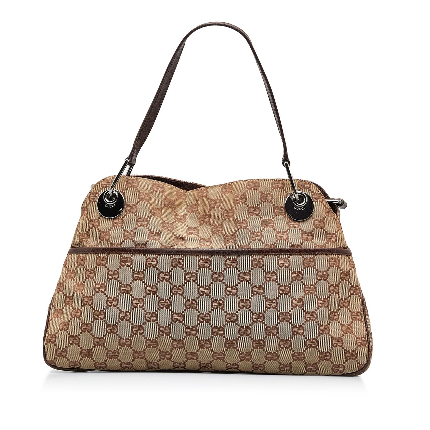 Gucci Leather Canvas Tote