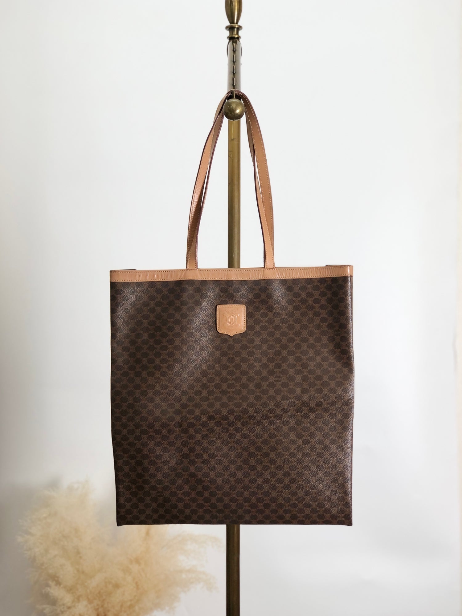 CELINE Handbag Totebag Brown fpujkf
