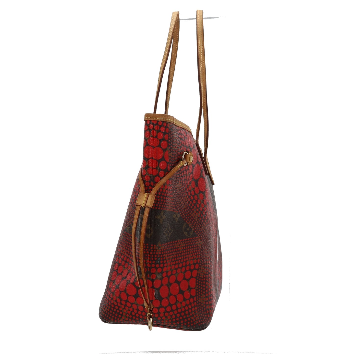 LOUIS VUITTON Limited Edition Rouge Yayoi Kma Monogram Waves Neverfull MM Bag