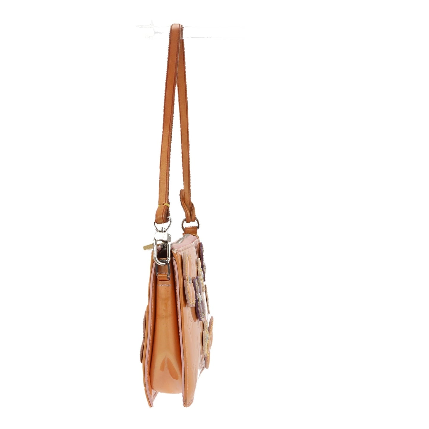 LOUIS VUITTON Lexington Pochette in Yellow Patent Clutch