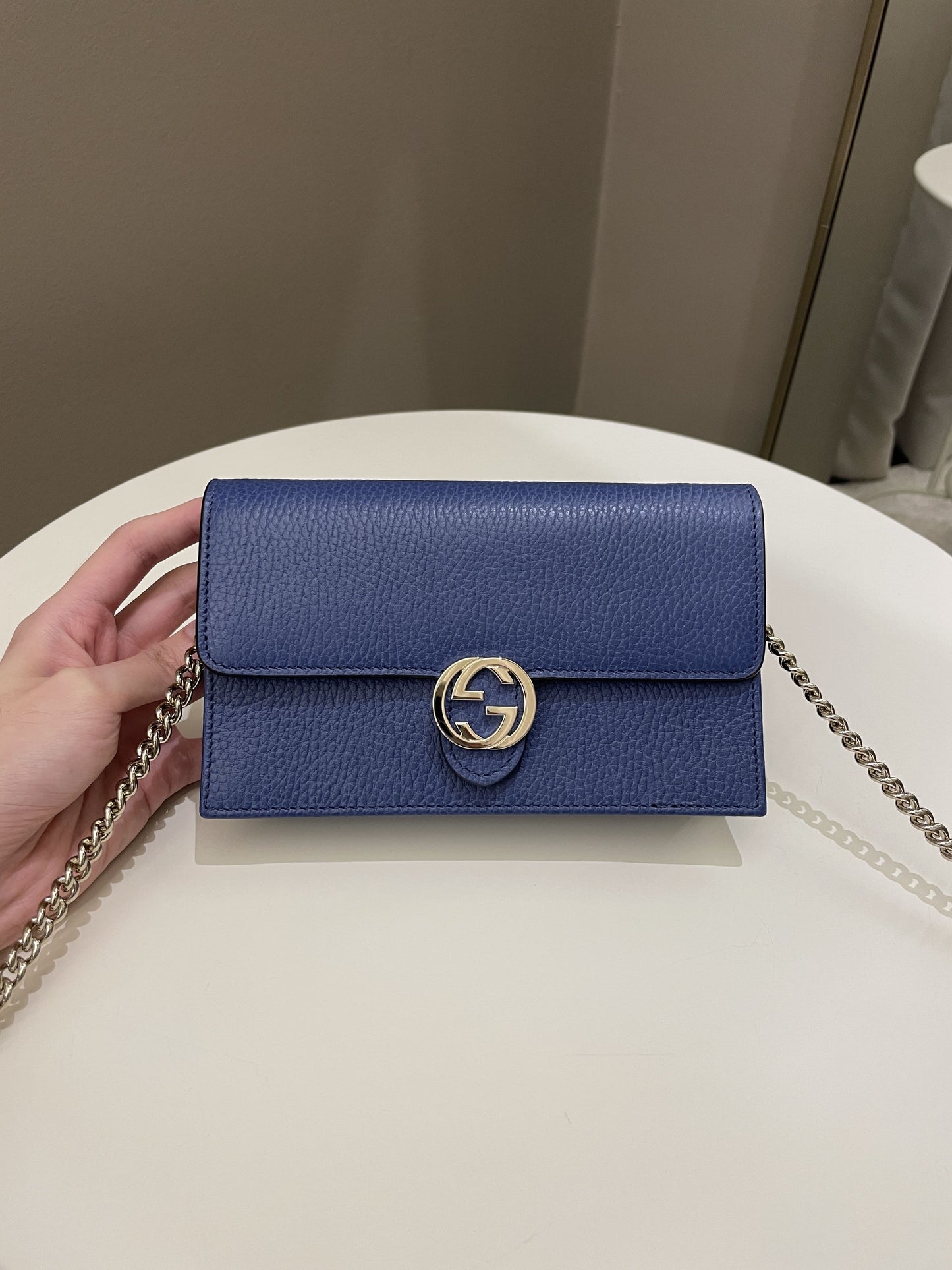Gucci Leather Chain Crossbody Style 3