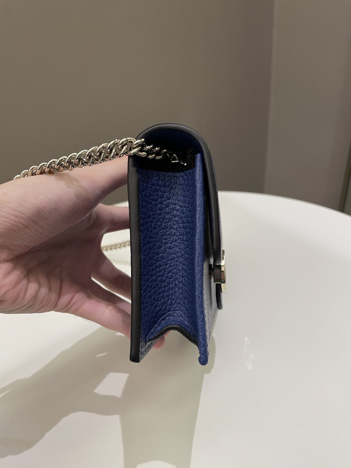Gucci Chain Leather Crossbody