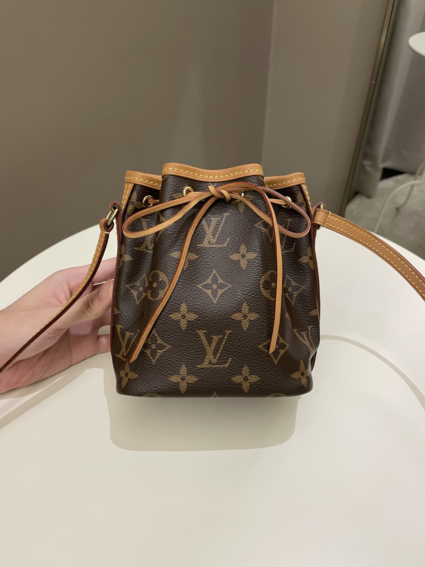 Louis Vuitton Nano Noe Monogram Handbag