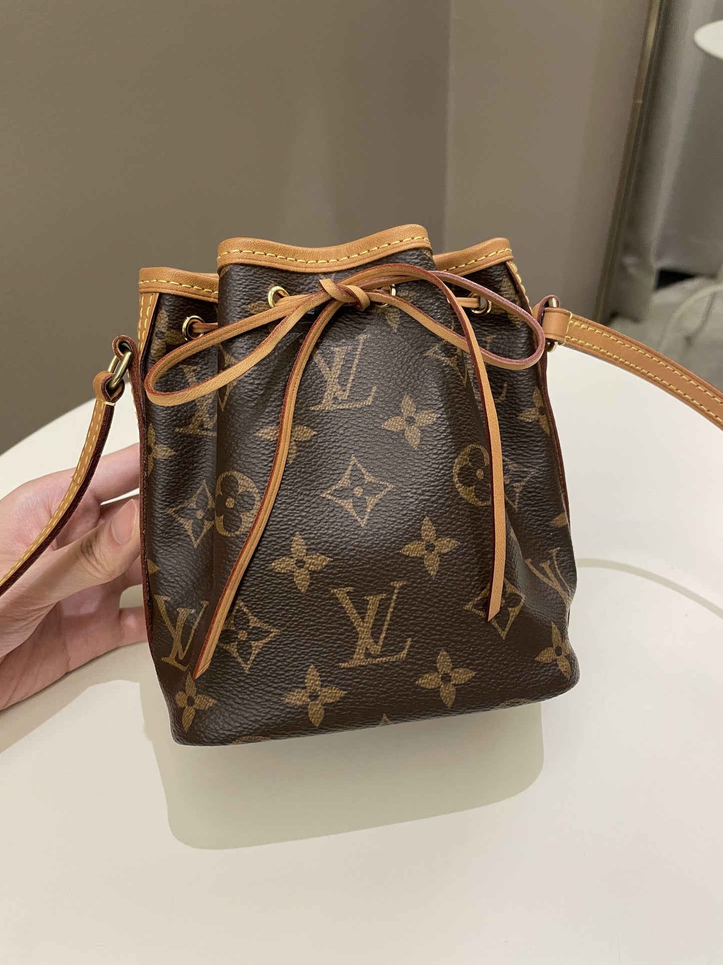 Louis Vuitton Nano Noe Monogram Handbag
