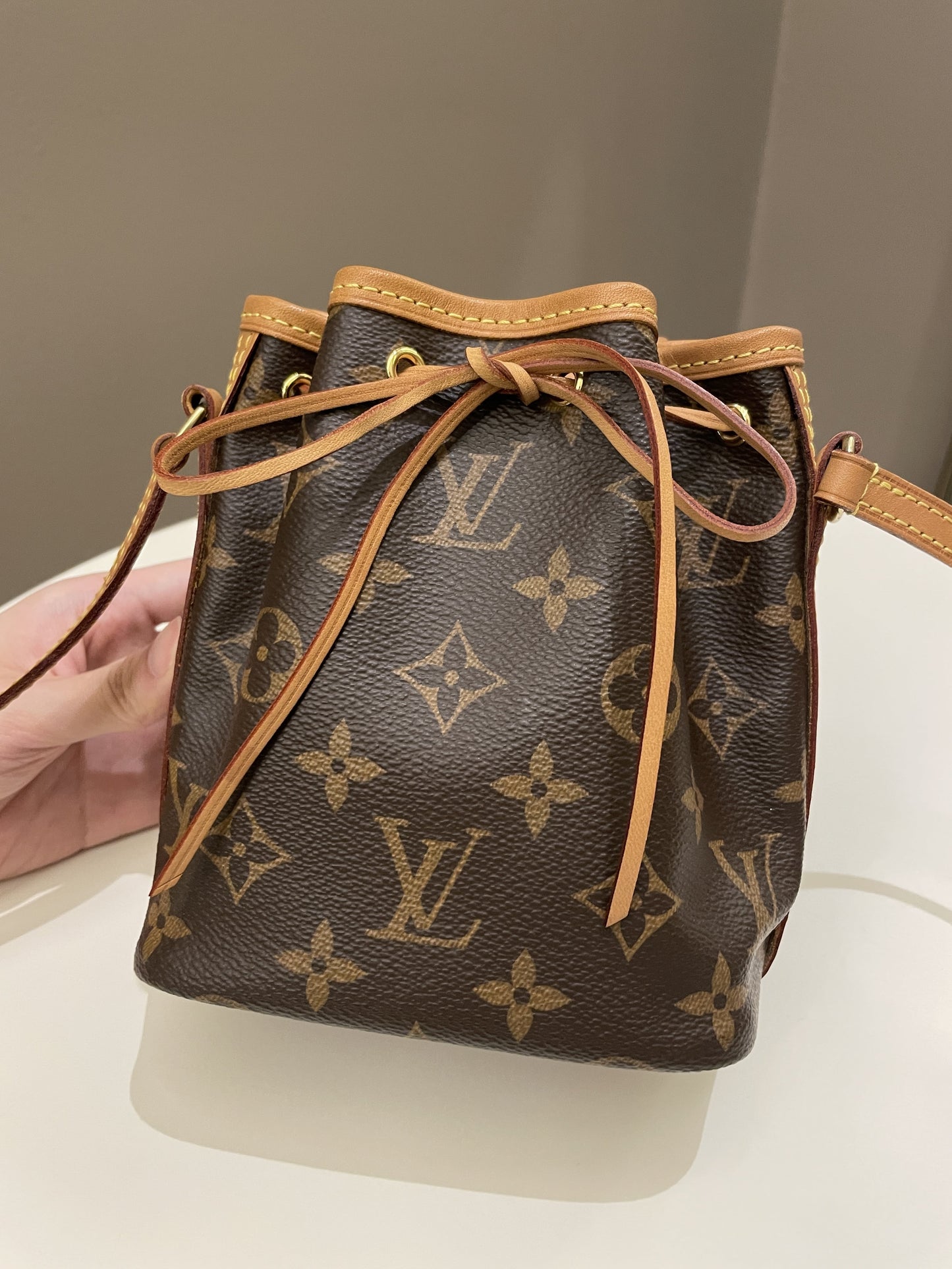 Louis Vuitton Nano Noe Monogram Handbag