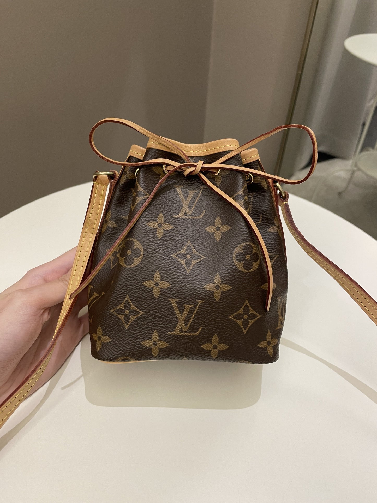 Louis Vuitton Nano Noe Monogram Handbag