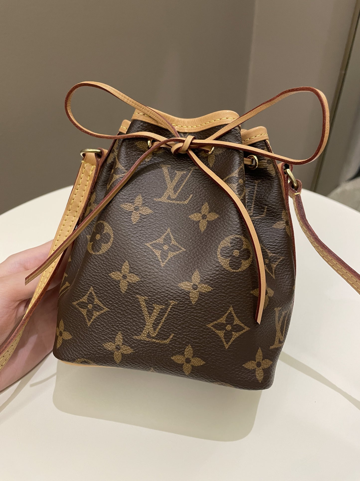 Louis Vuitton Nano Noe Monogram Handbag