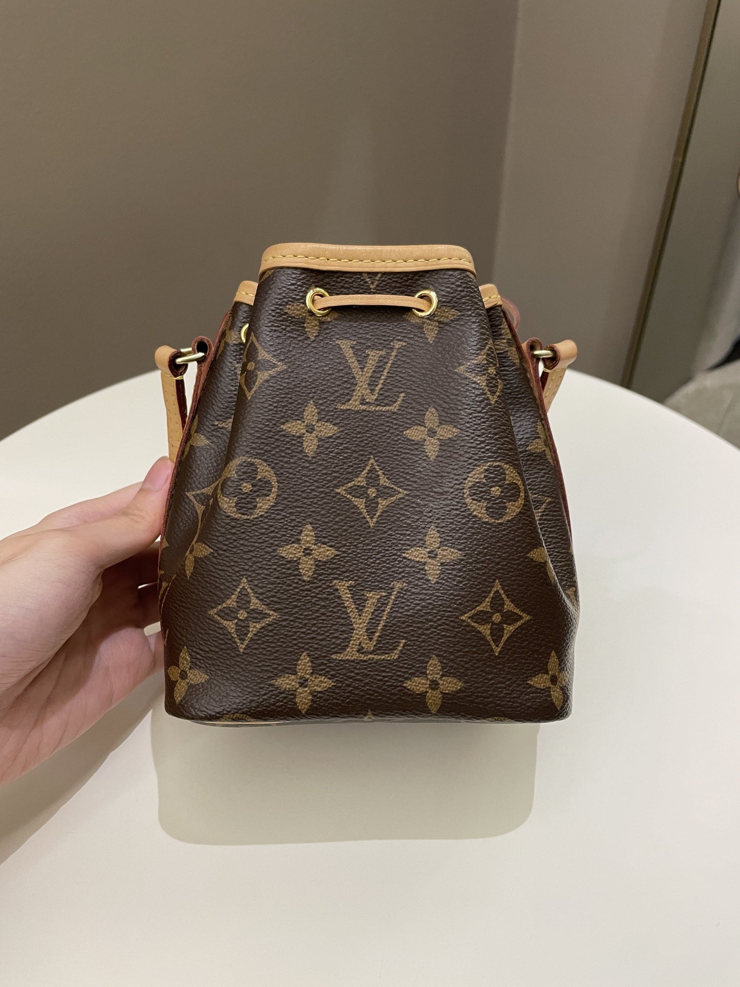 Louis Vuitton Nano Noe Monogram Handbag