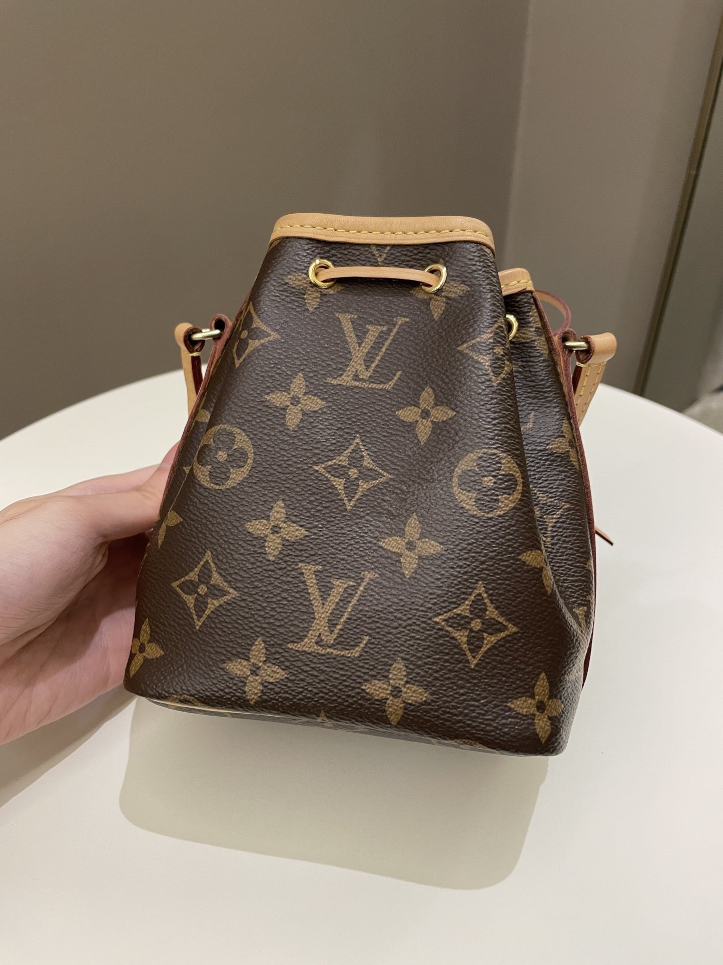 Louis Vuitton Nano Noe Monogram Handbag