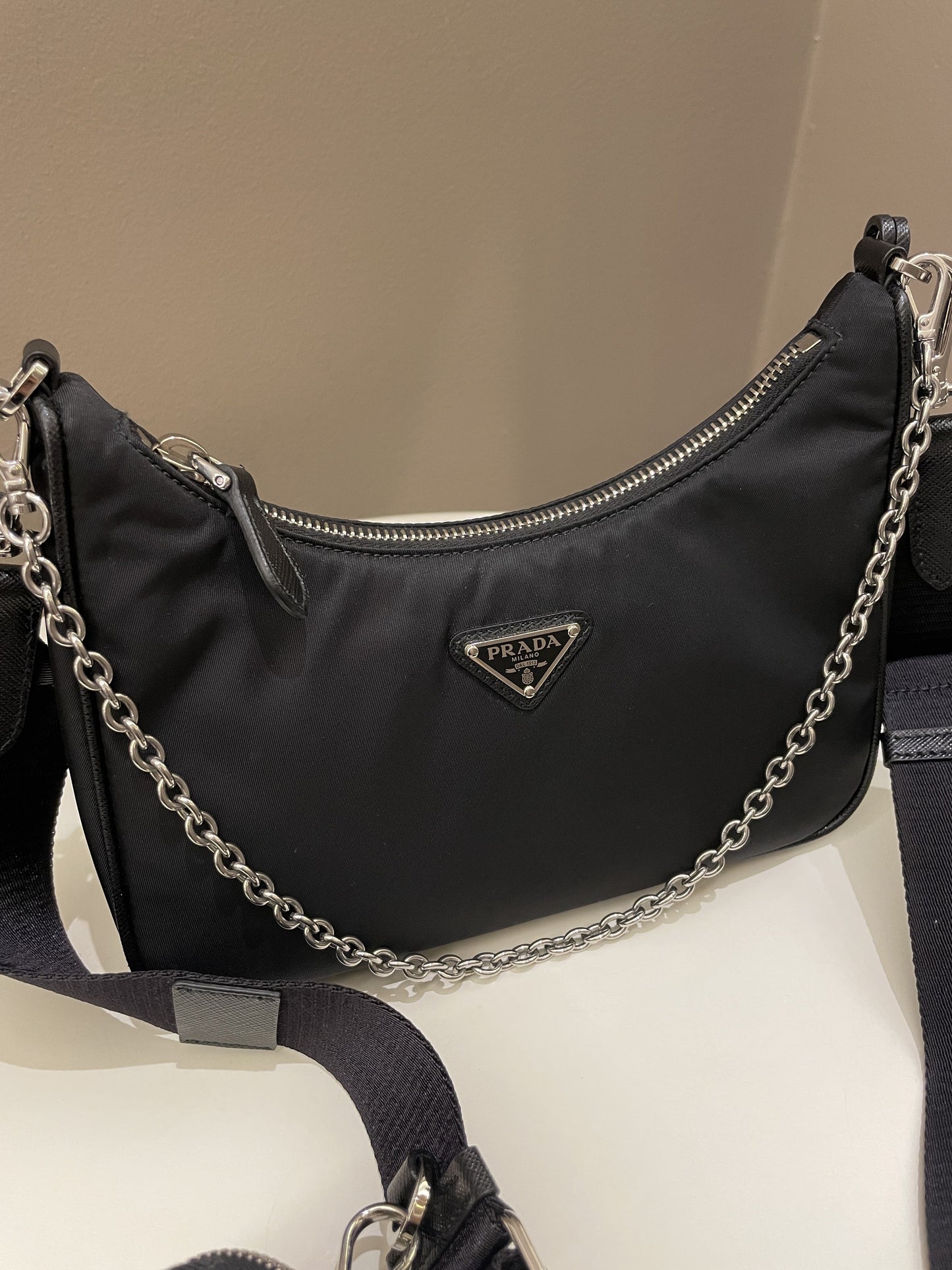 Prada Re-Edition Nylon Bag Black Nylon