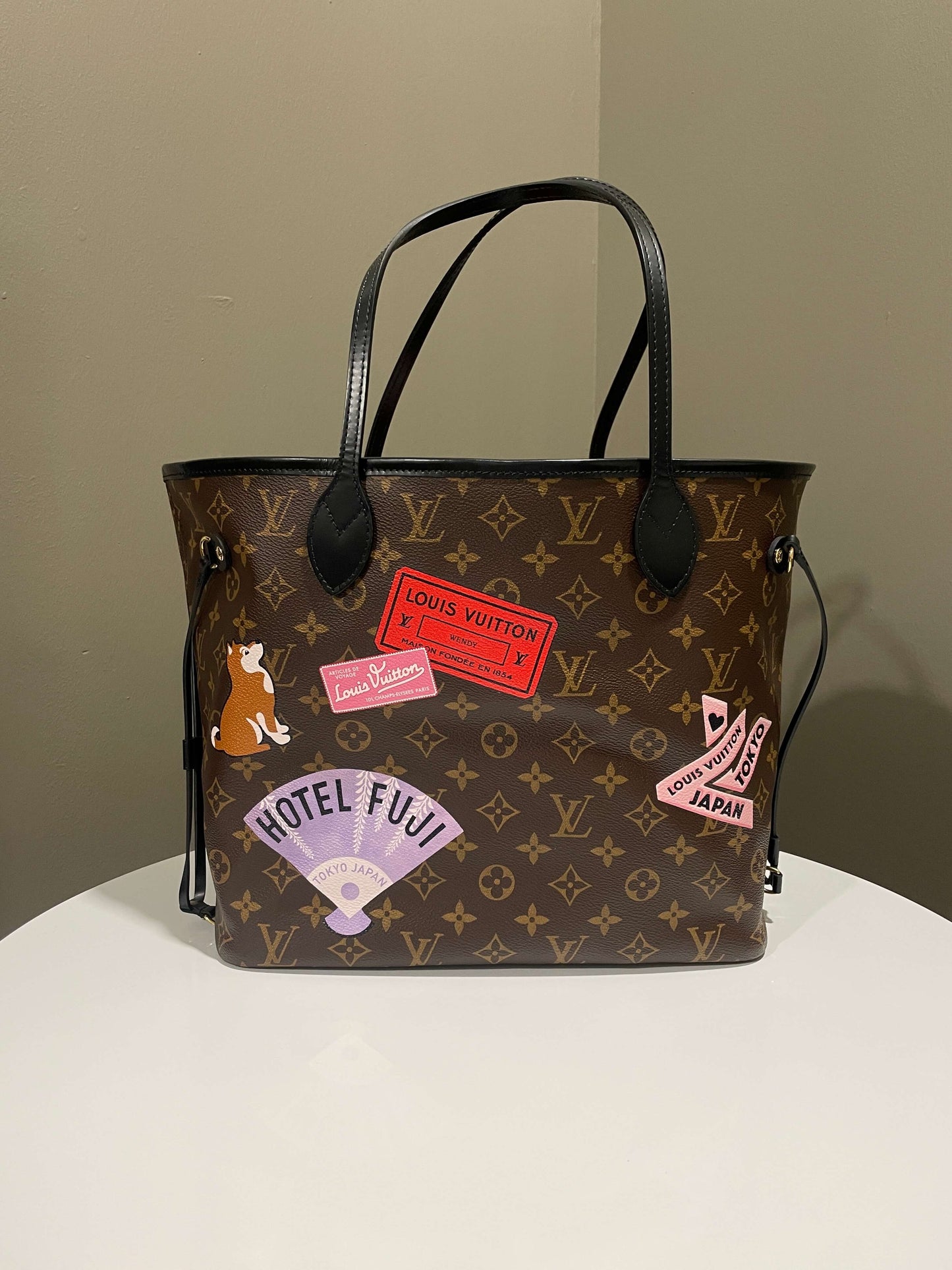 Louis Vuitton Monogram Neverfull MM World Tour Monogram Tote
