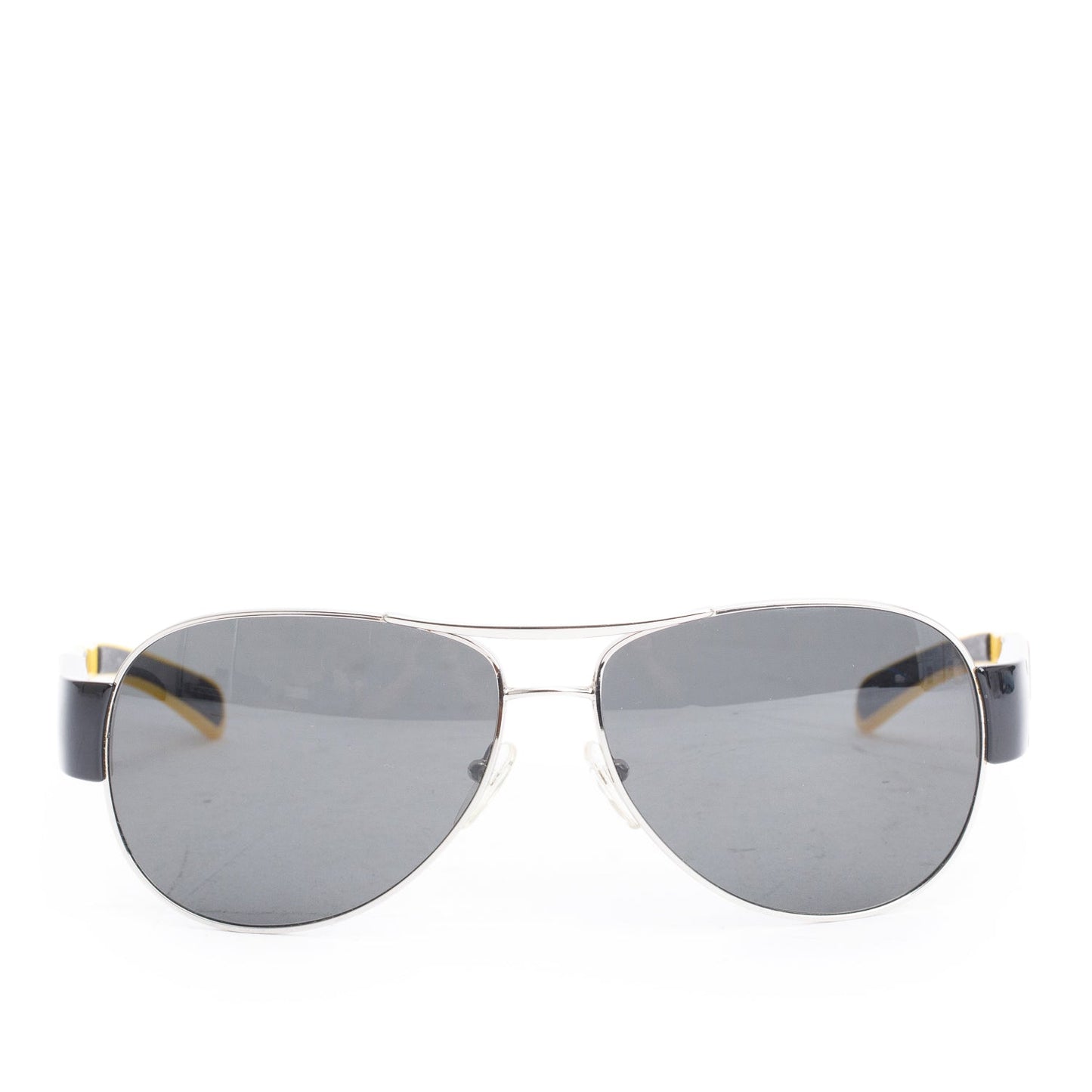 Prada Black & Yellow SPS 51H Linea Rossa Aviator Sunglasses