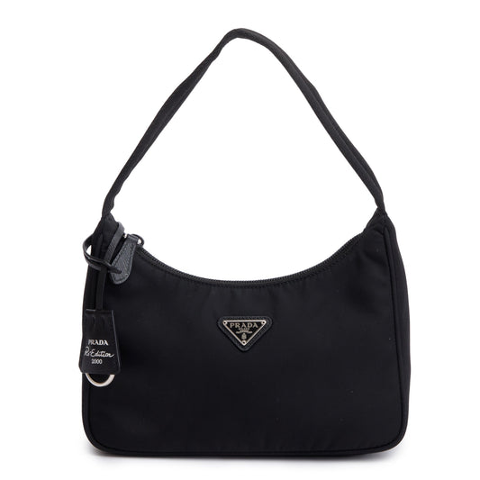 Prada 2021 Black Re-Edition 2000 Re-Nylon Mini Bag