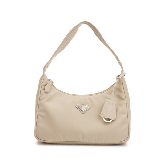 Prada Beige Re-Edition 2000 Re-Nylon Mini Bag