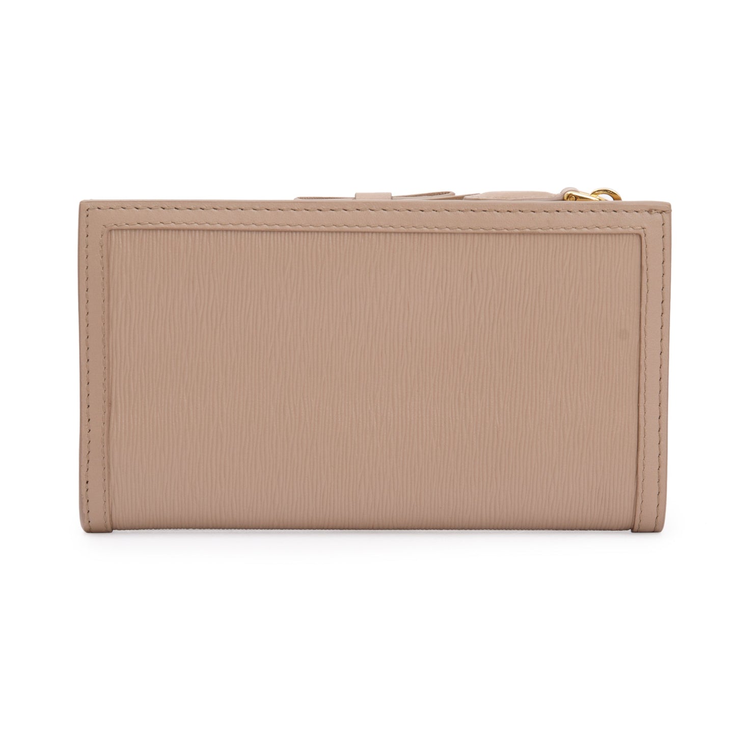 Prada Beige Vitello Move Leather Wallet