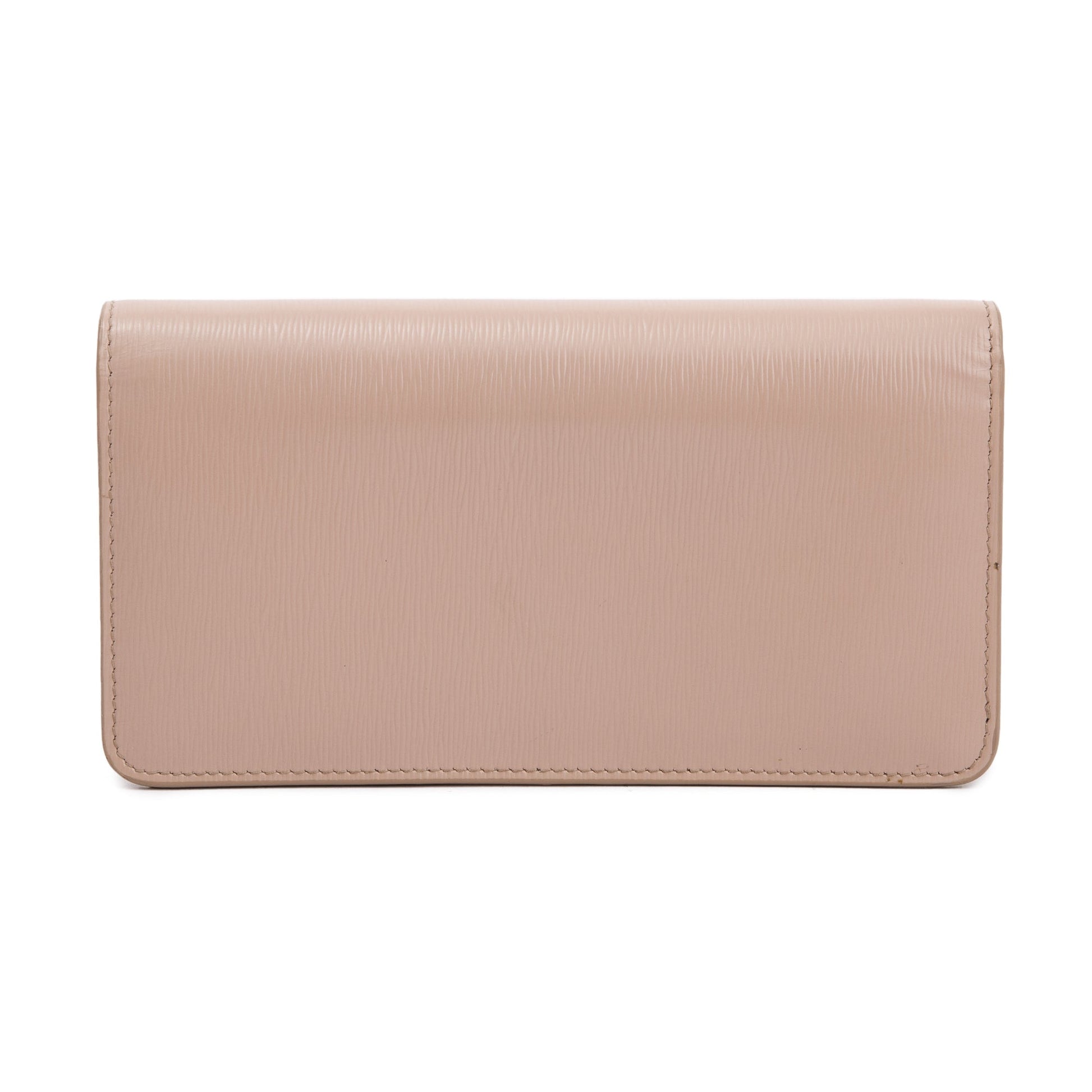 Prada Beige Vitello Move Wallet on Chain