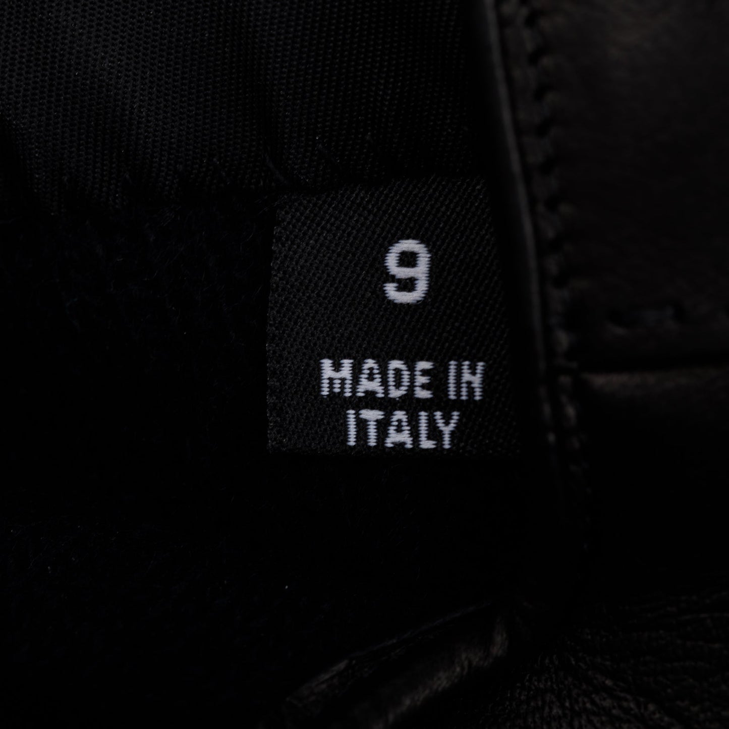 Prada Black Nappa Tessuto Nylon Logo Gloves
