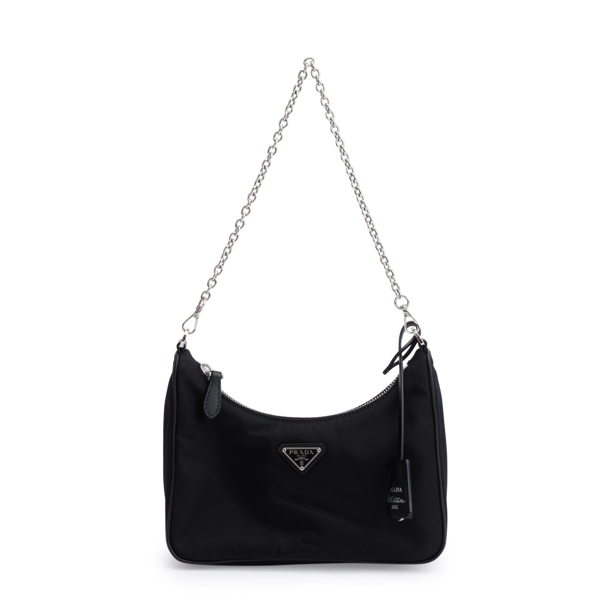 Prada Black Re-Edition 2005 Re-Nylon Shoulder Bag