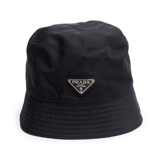 Prada Black Re-Nylon Bucket Hat