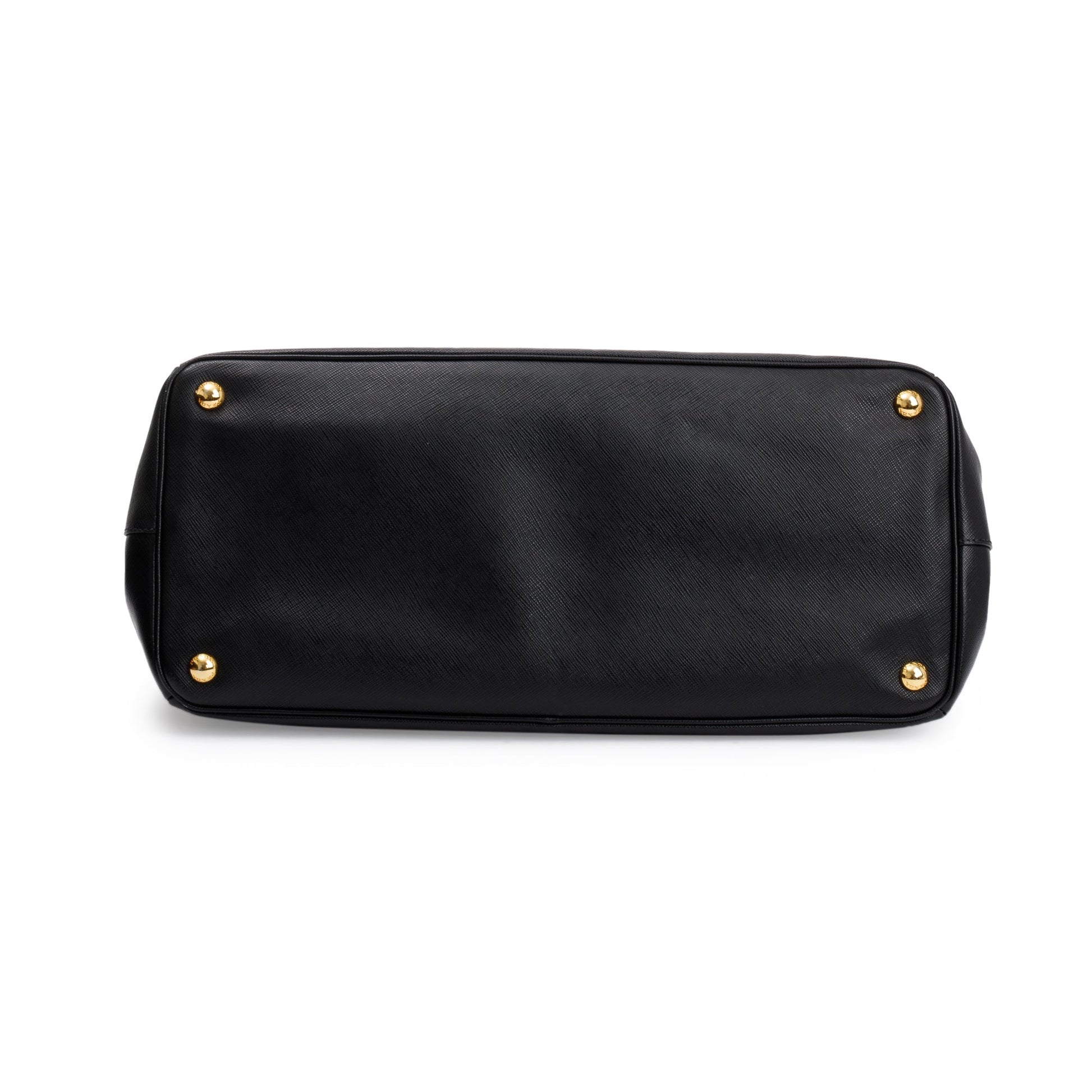 Prada Black Saffiano Lux Large Gardener's Tote