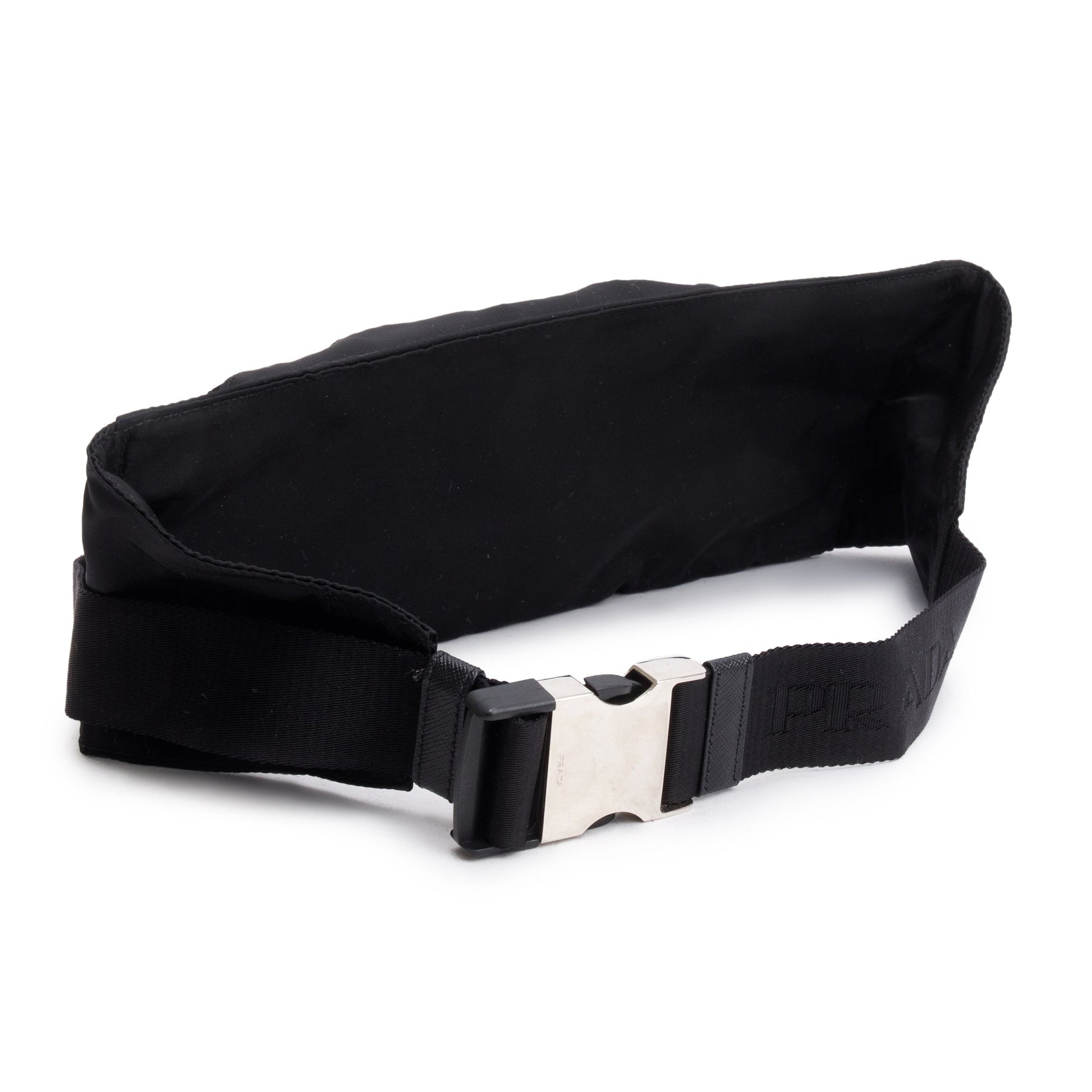Prada Black Tessuto Nylon Montagne Belt Bag