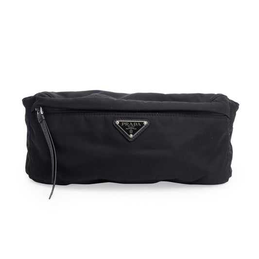 Prada Black Tessuto Nylon Montagne Belt Bag