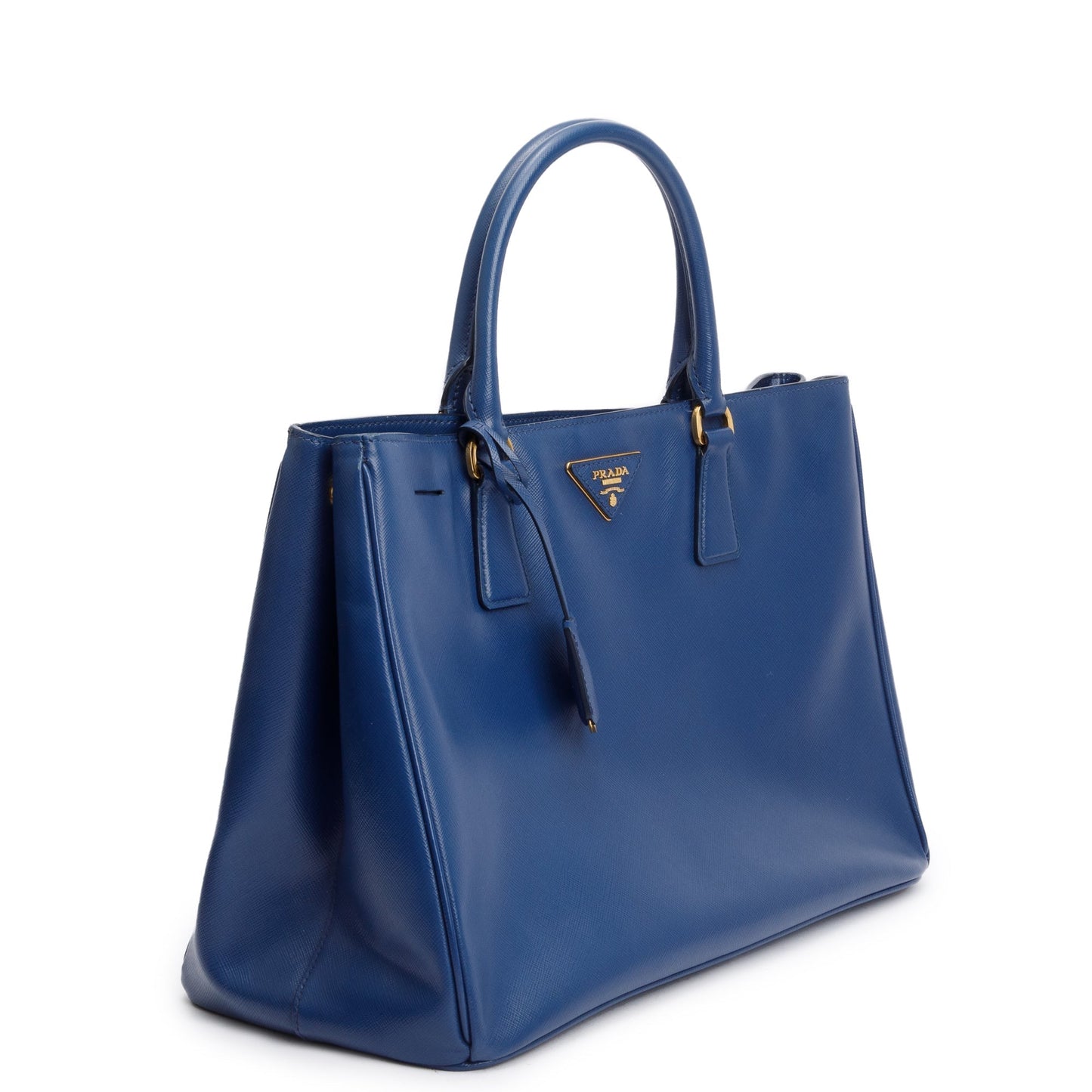 Prada Blue Saffiano Lux Large Galleria Tote