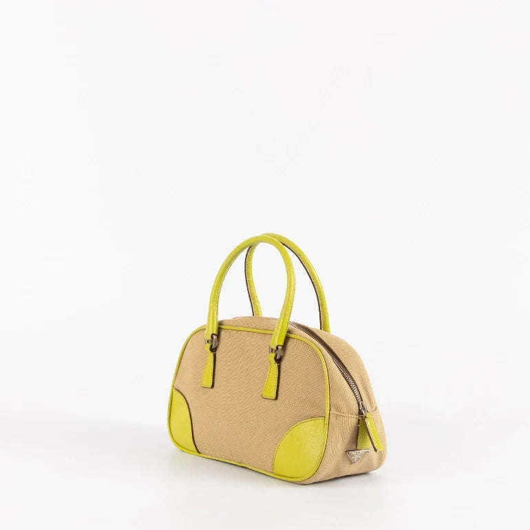 Prada Canapa Bauletto Handbag