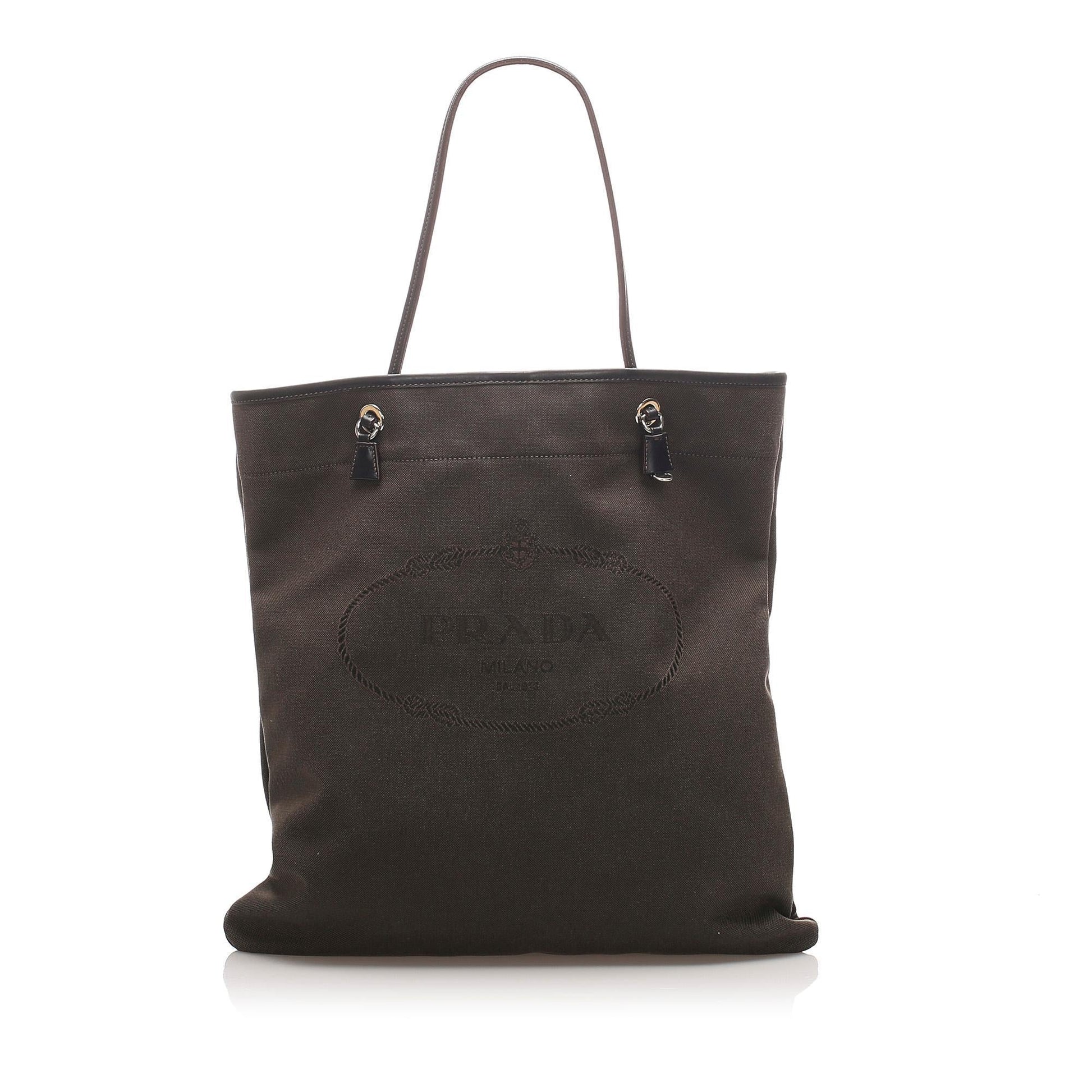 Prada Canapa Canvas Tote ( )